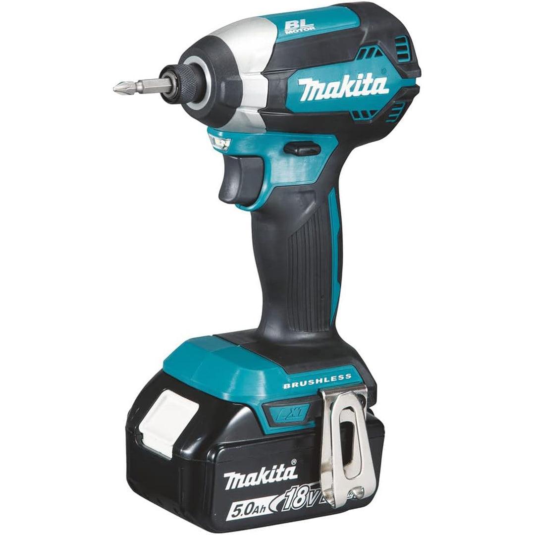 Makita 18V LXT DTD153RTJ Brushless Impact Driver Kit β 2Γ Batteries, Rapid Charger & Makpac Carry Case