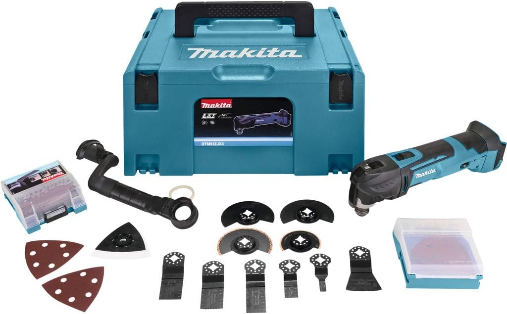 Makita DTM51ZJX3 Cordless Multi-Tool 18V LXT β Includes Blades & Makpac Case