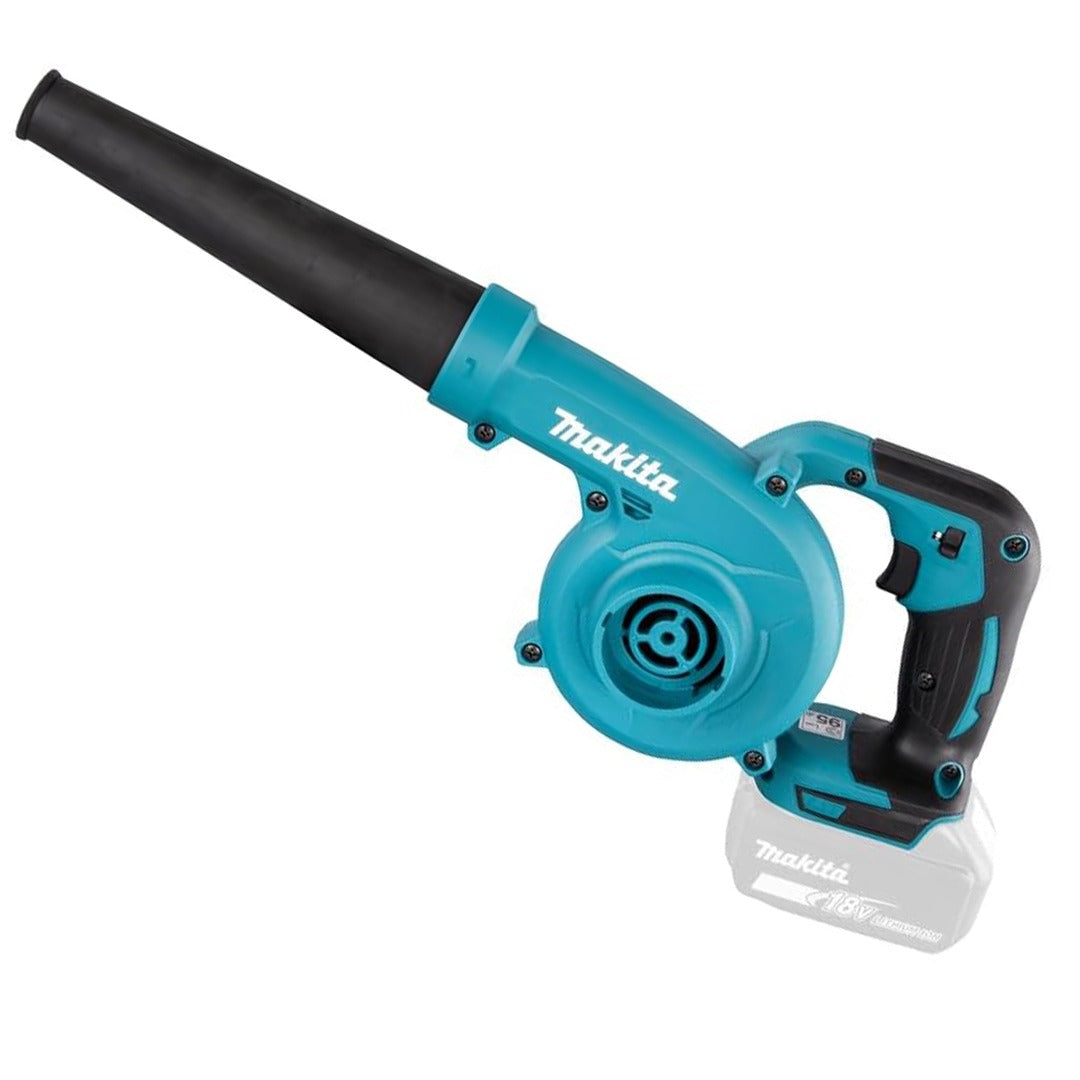 Makita DUB185 18V LXT Cordless Blower with Dust Collection Bag & 2x 5.0Ah Battery Packs