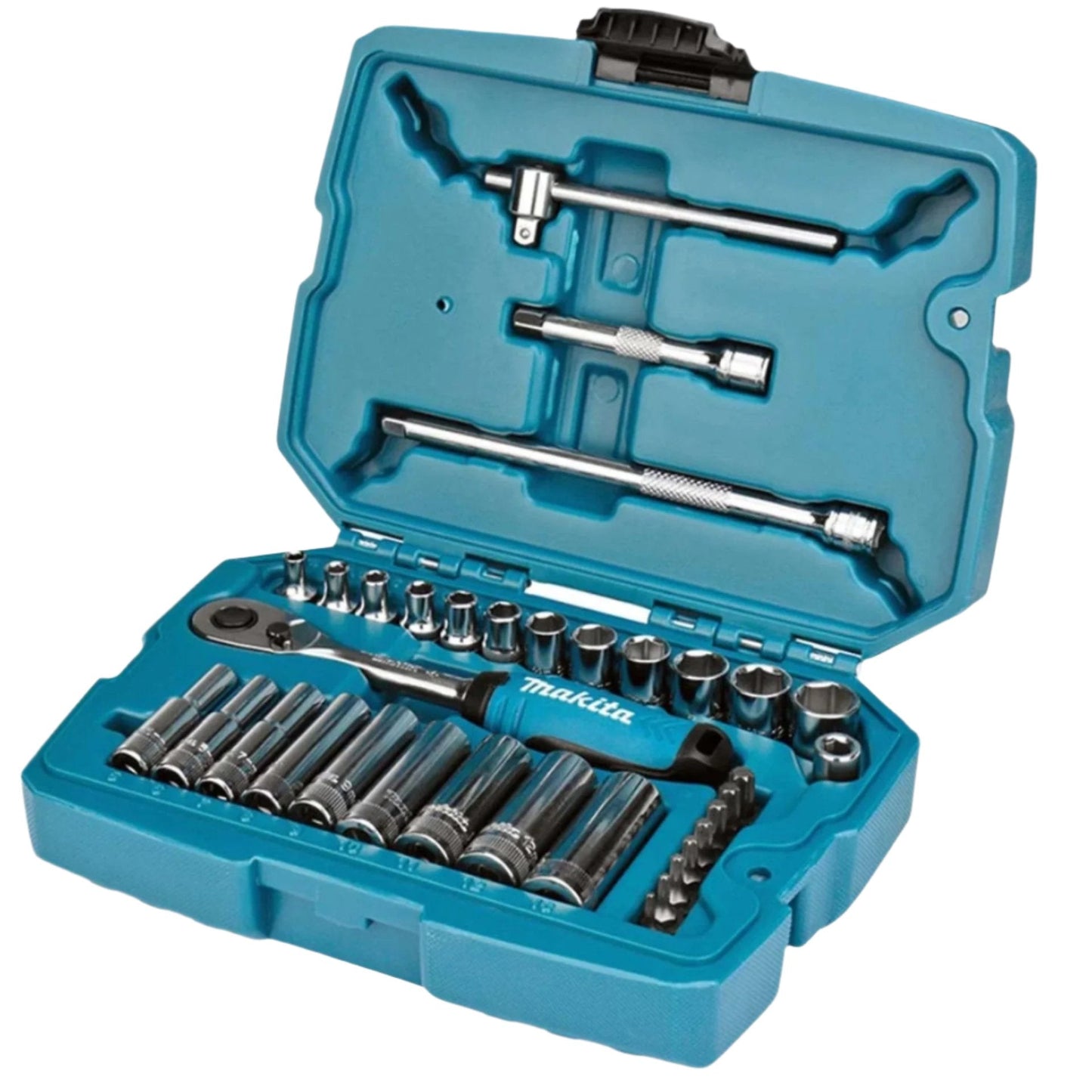 Makita 34-Piece Socket & Accessory Set – DIY & Professional Tool Kit